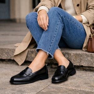 G.H. Bass & Co. Wayfarer Leather Penny Loafers – Classic Unisex Style